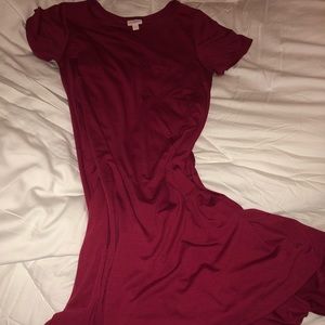 Cranberry colored Carly